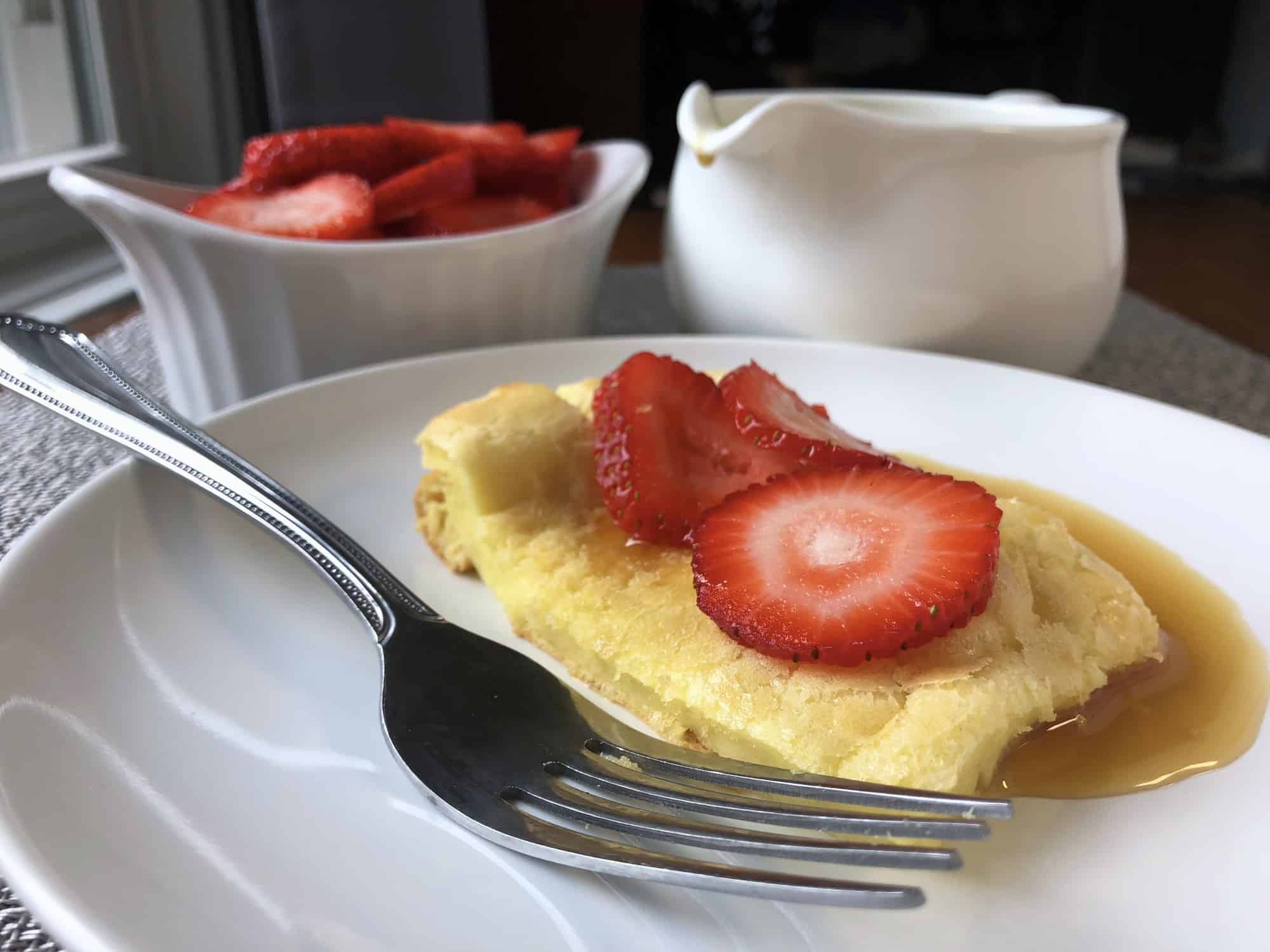 German Pancake with Buttermilk Syrup - Cardamom & Coconut