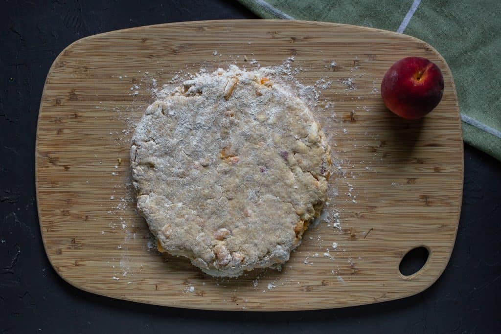 Ginger Peach Scones