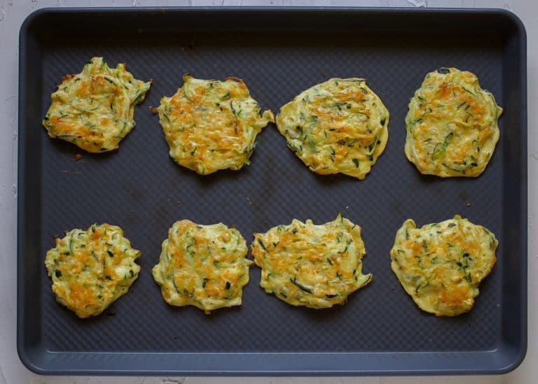 Easy Baked Zucchini Fritters Cardamom & Coconut