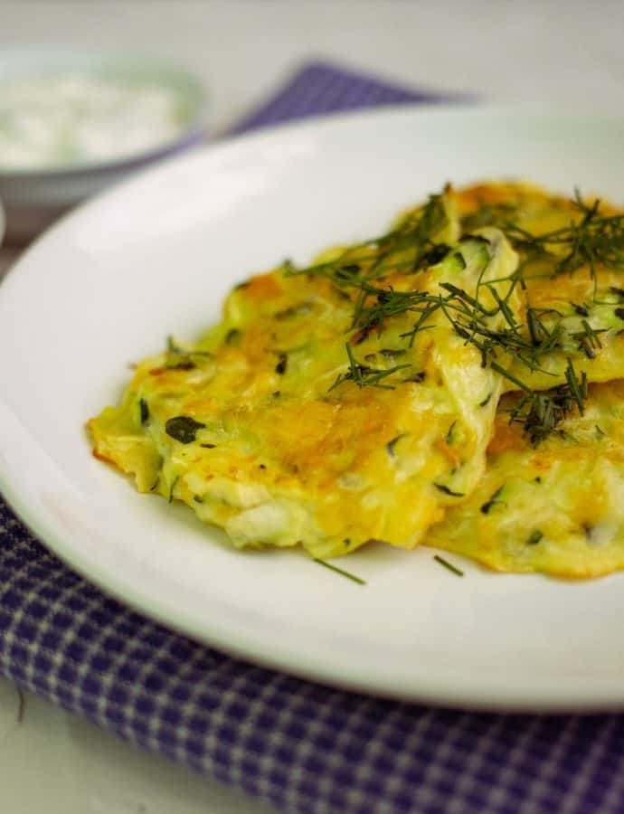 Easy Baked Zucchini Fritters