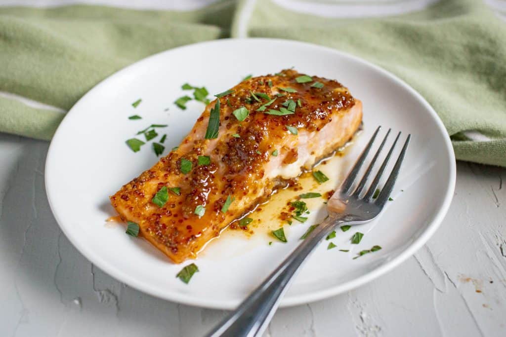 Maple Mustard Salmon - Cardamom & Coconut