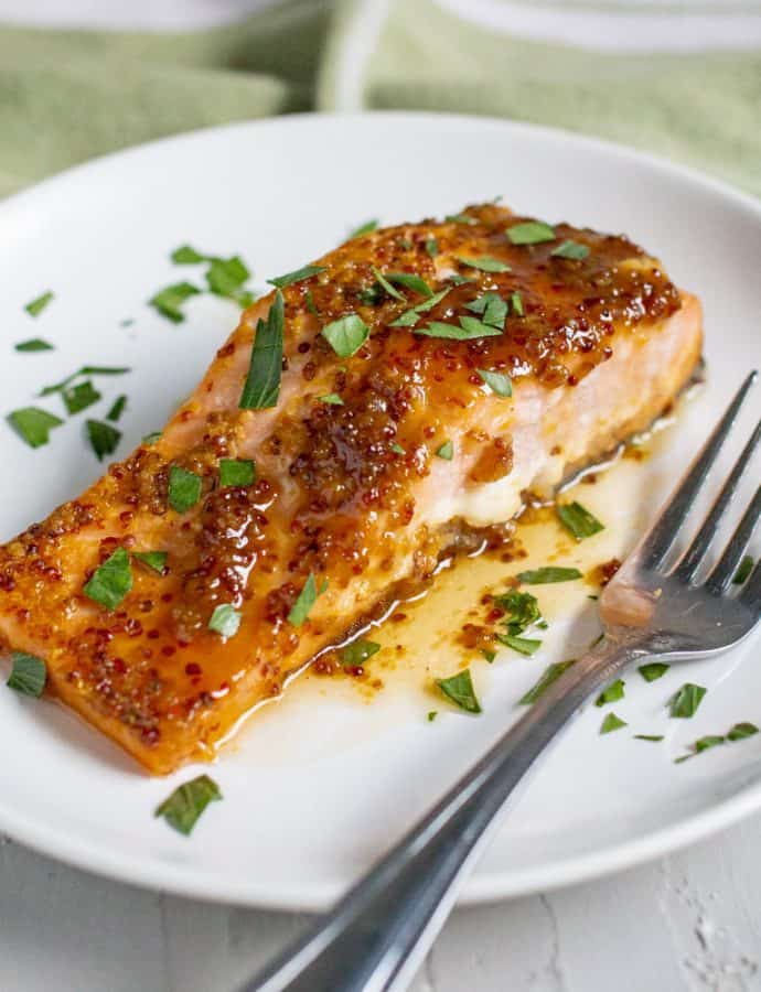 Maple Mustard Salmon