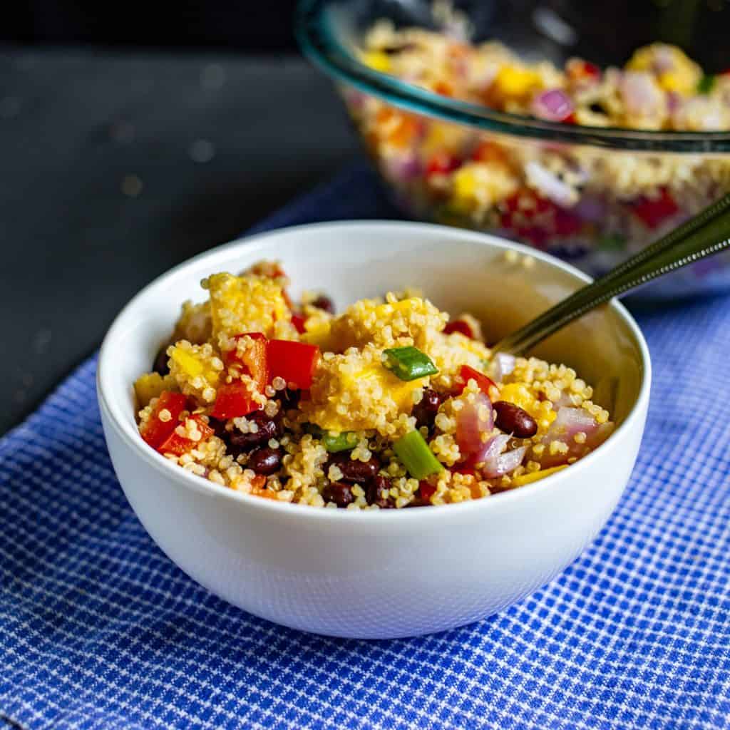 Mango Quinoa Salad Recipe - Cardamom & Coconut