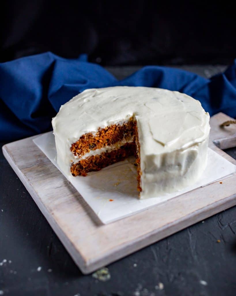 Mini Carrot Cake with Whipped Cream Cheese Frosting