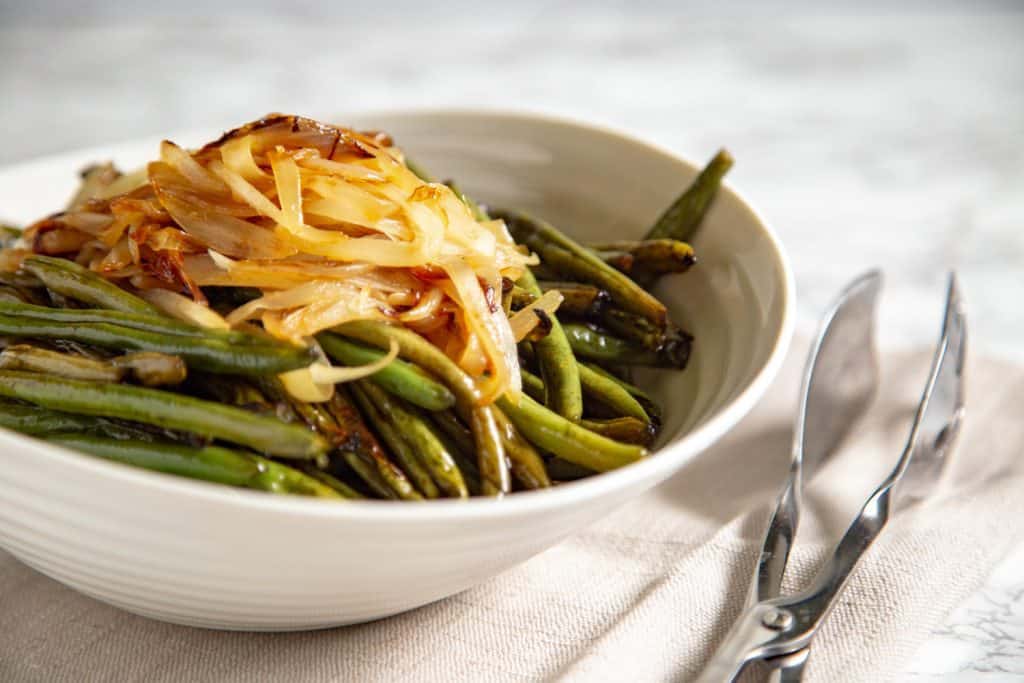 Green Beans with Caramelized Onions