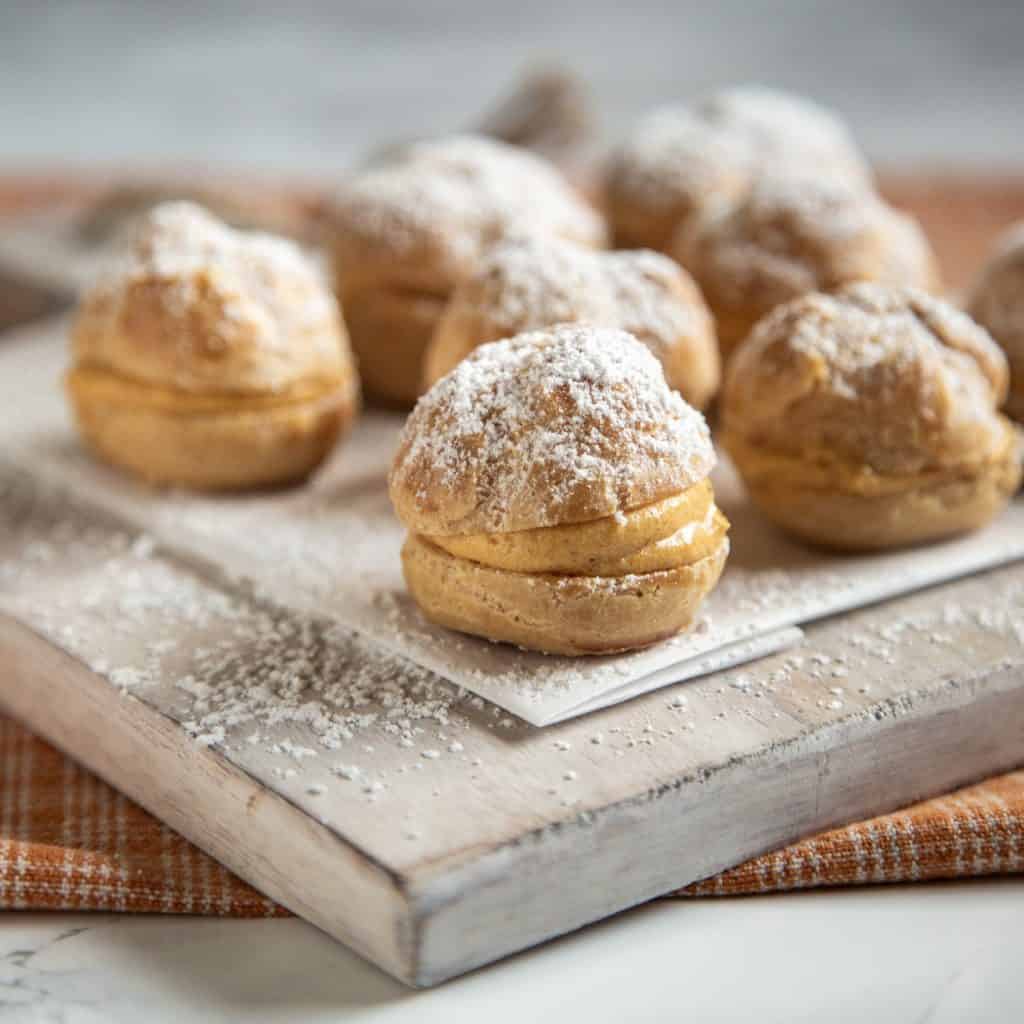 Pumpkin Cream Puffs