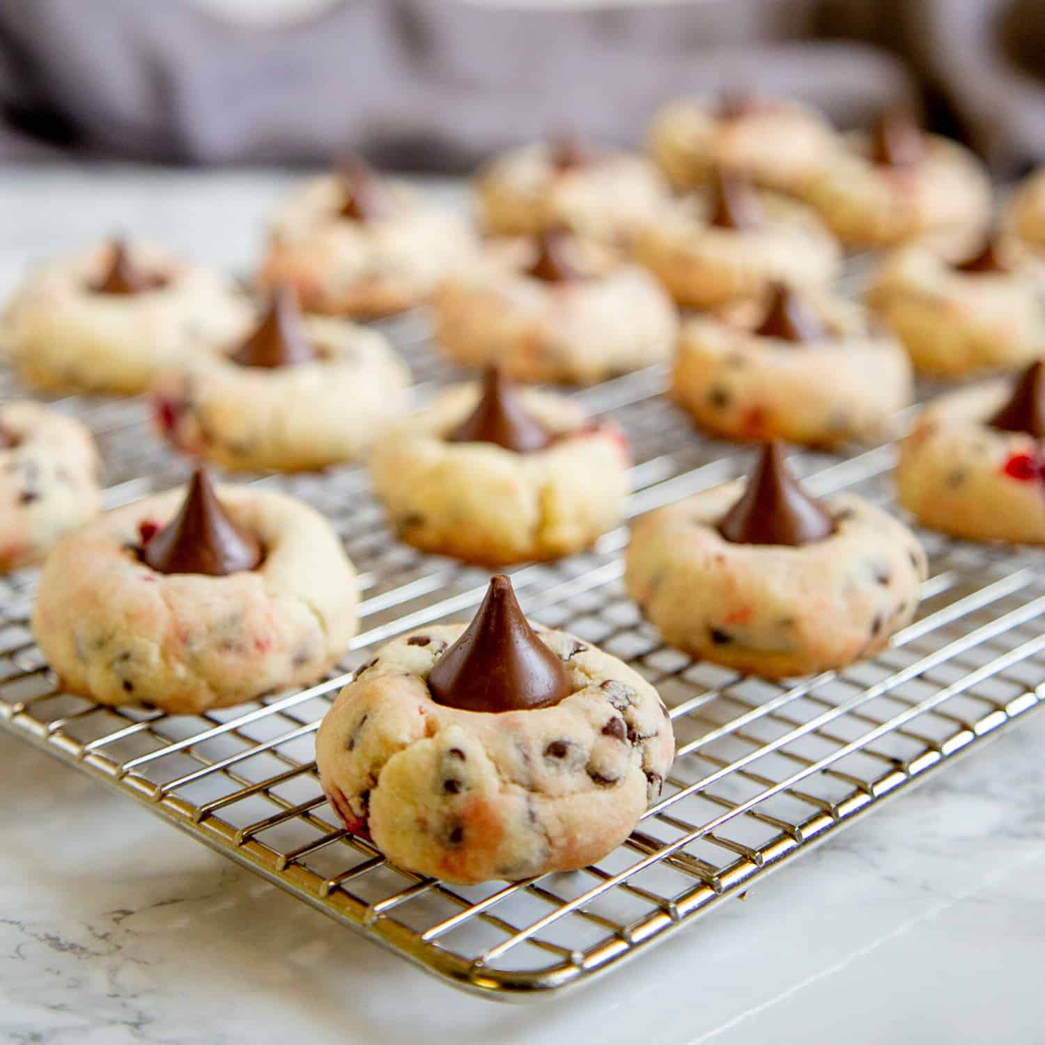 Chocolate Cherry Cookies - Cardamom & Coconut