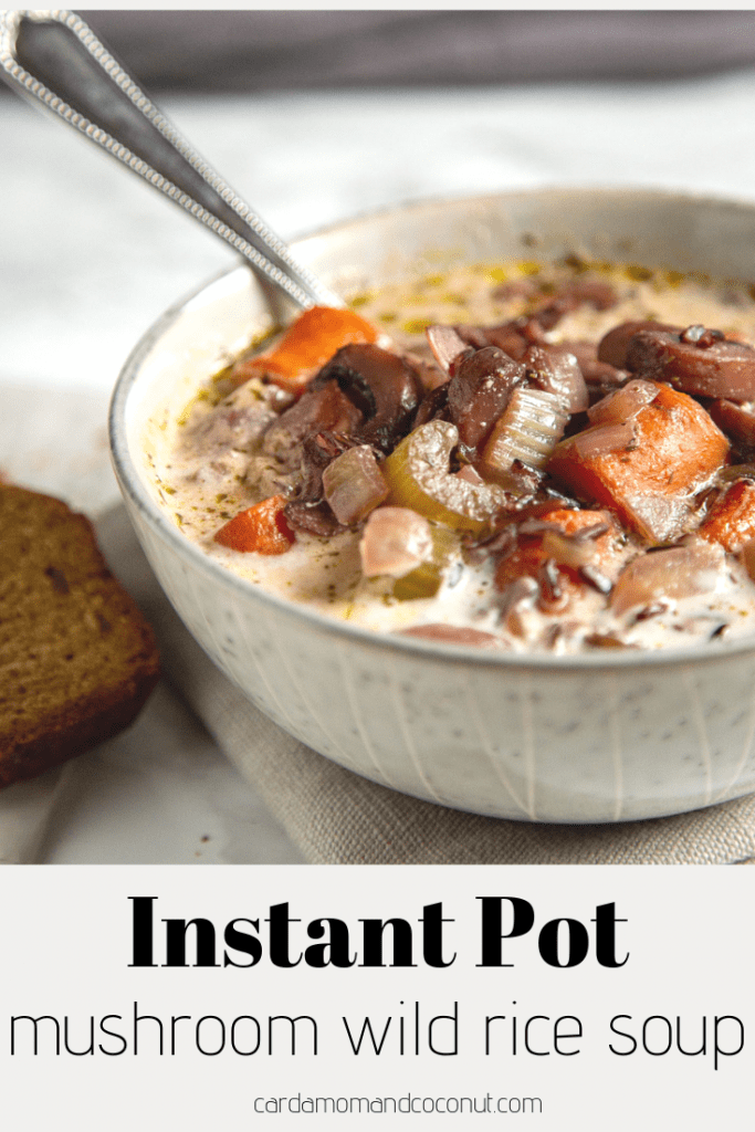 Mushroom wild rice soup instant online pot