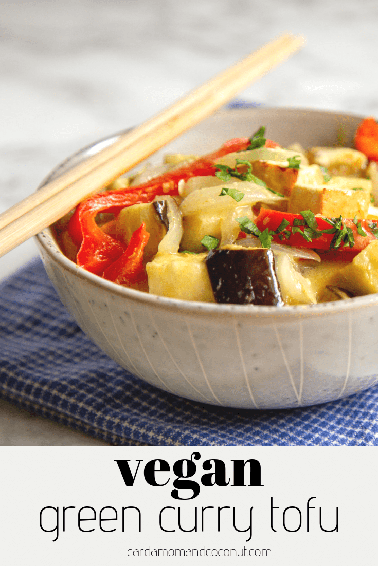 Vegan Thai Green Curry Tofu Cardamom & Coconut