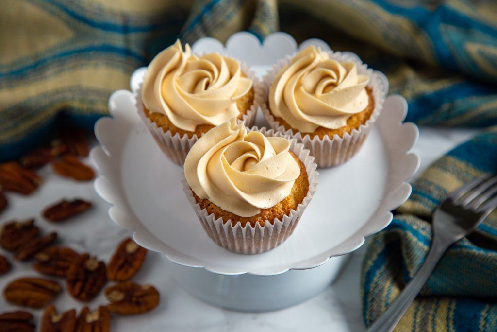 Caramel Honey Cupcakes