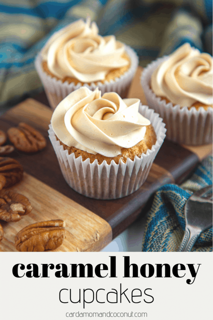 Caramel Honey Cupcakes