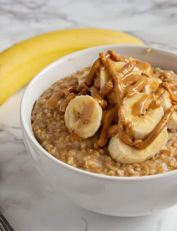 Instant Pot Banana Oatmeal