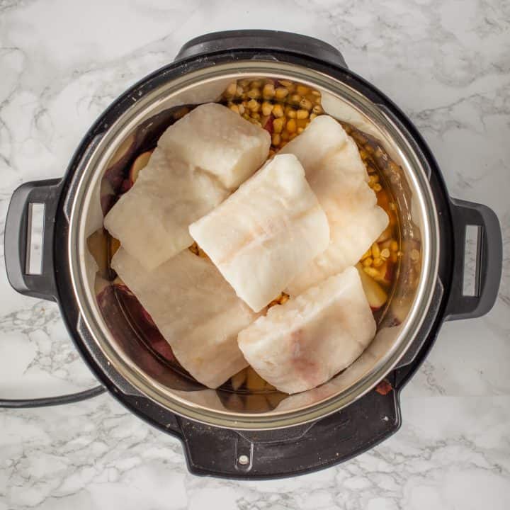 Instant Pot Fish Chowder From Cardamom & Coconut